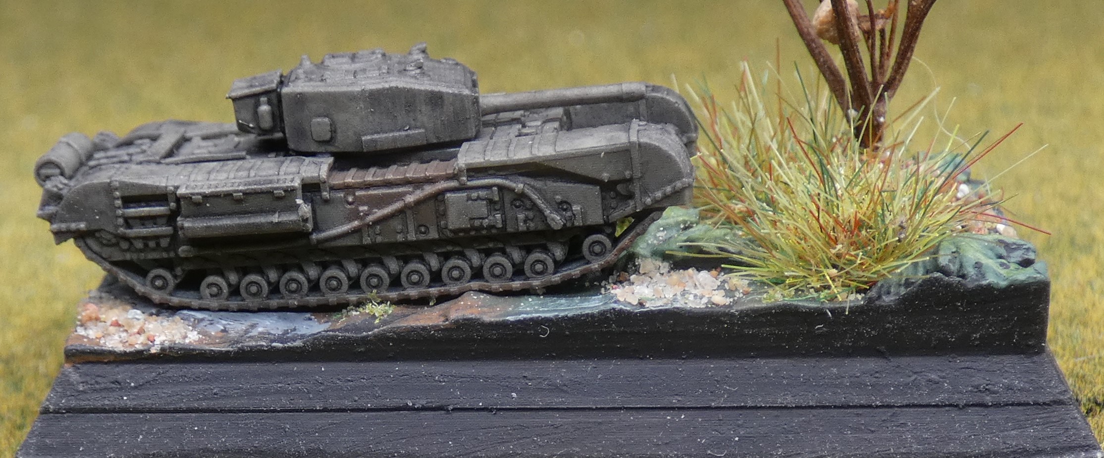 BS0013 Churchill MK III add on armour 6 pdr turret